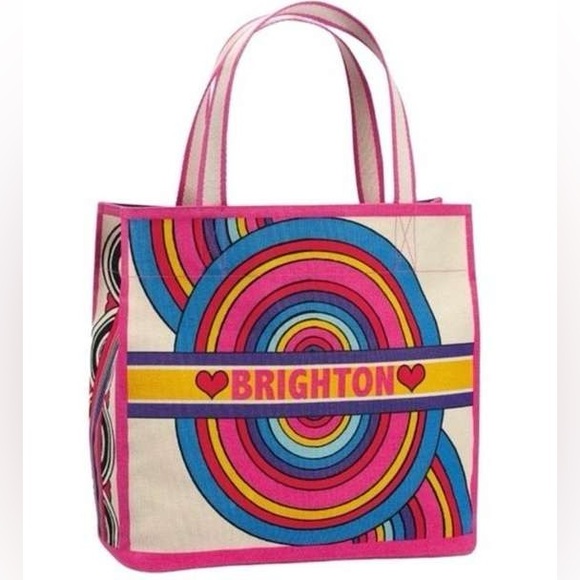 New, Brighton Rainbow Bright Tote bag with artist hand-sketched artwork - Picture 2 of 8